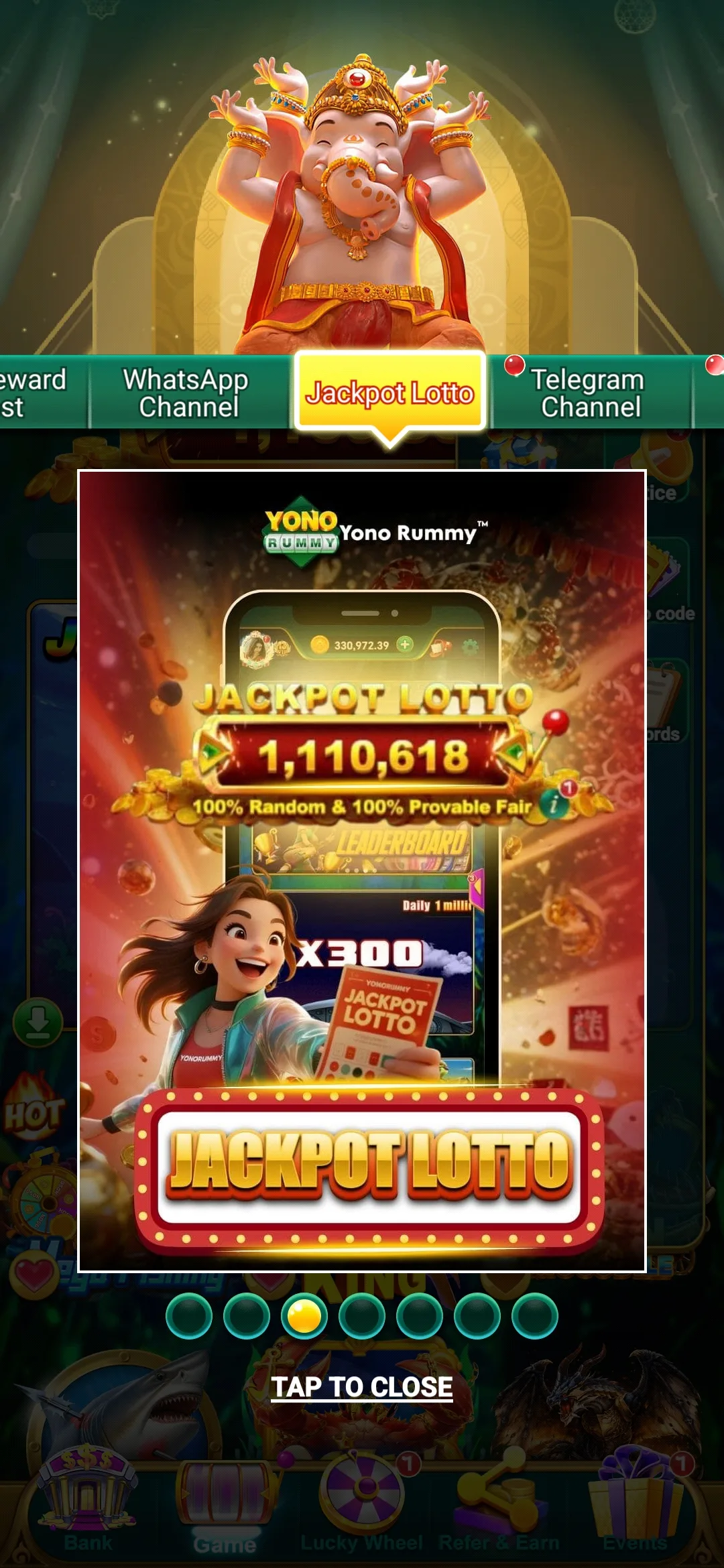 WhatsApp promo code activity